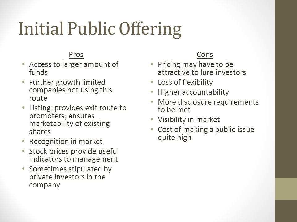 Initial public offering research papers